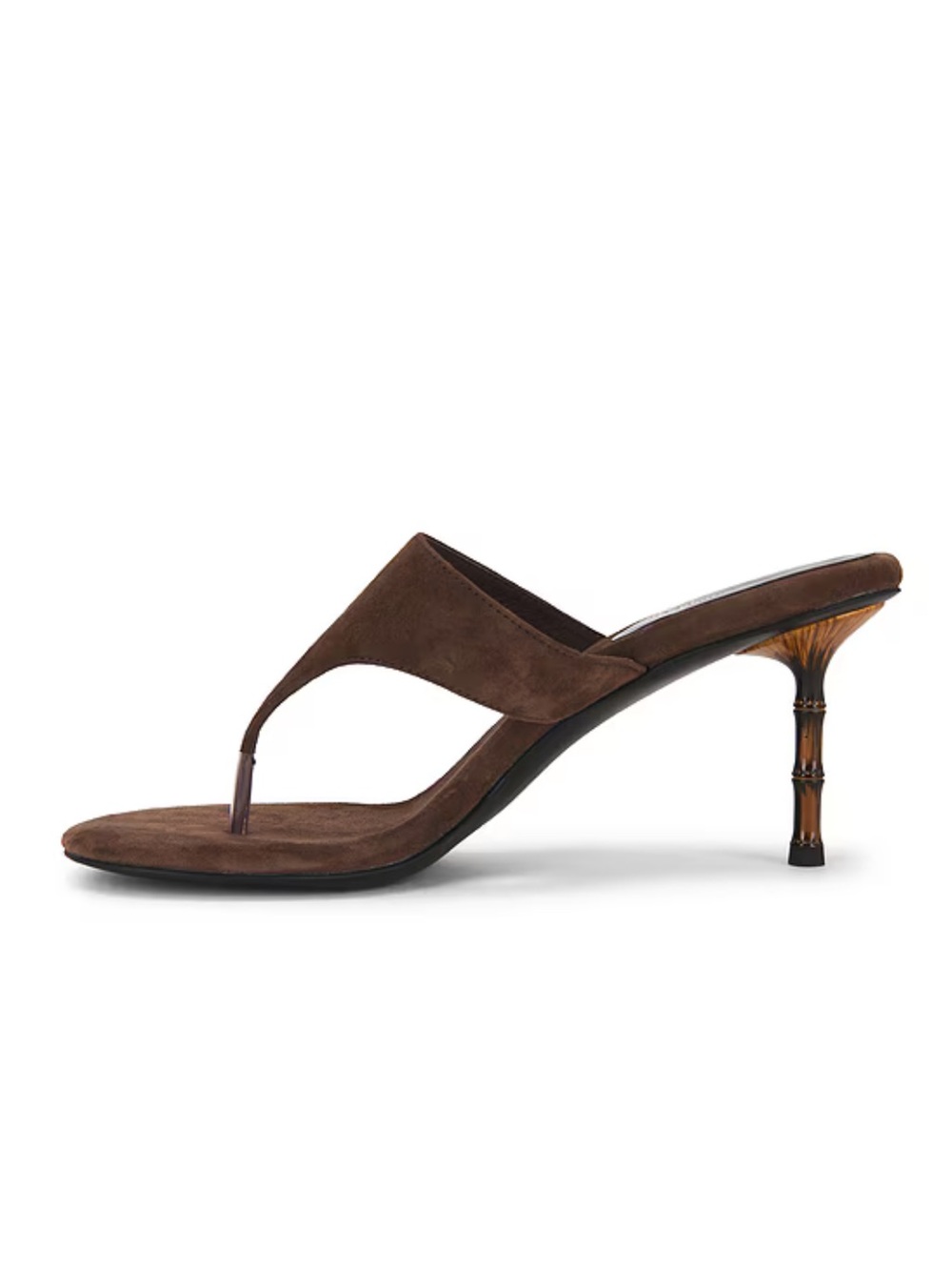 Jeffrey Campbell Marilla Sandals Coffee Suede Brown heels shoes Revolve 8 - Picture 3 of 12